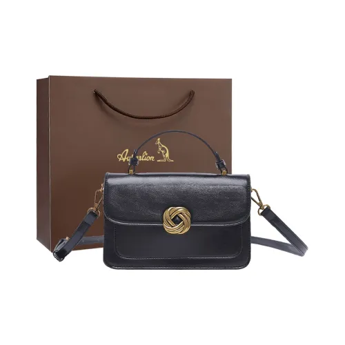 AUGTARLION ПУ (полиуретан) Маленькая квадратная сумка сумка через плечо сумка большая женская черная