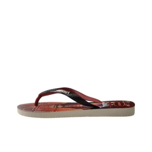 One Piece x Havaianas Шлепанцы Унисекс Красный Черный