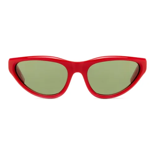MARNI Ацетат Нерегулярная форма Солнцезащитные очки Мужской Красный