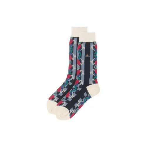 Vivienne Westwood Морской синий Женские MID Носки до икры