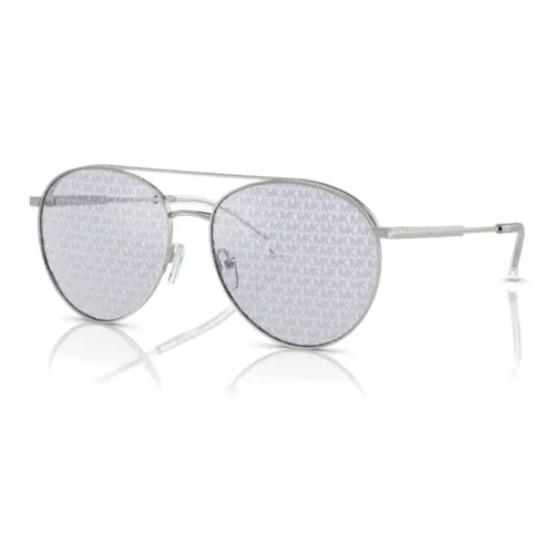 MICHAEL KORS Металл Aviator Солнцезащитные очки Мужские Серебряные