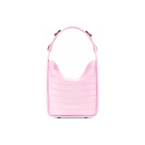 Balenciaga Tool 2,0 Коровья кожа Тоут Сумка Сумка для покупок Сумка через плечо Женская Розовая