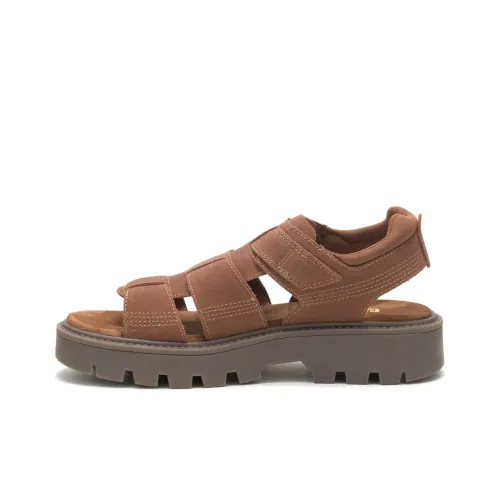 CAT Caterpillar Rigor Beach Sandals Unisex Brown