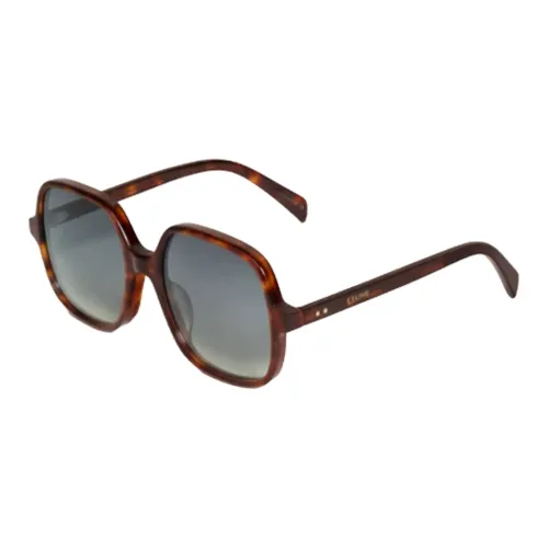 CELINE Ацетат Нерегулярная форма Солнцезащитные очки Унисекс Коричневый