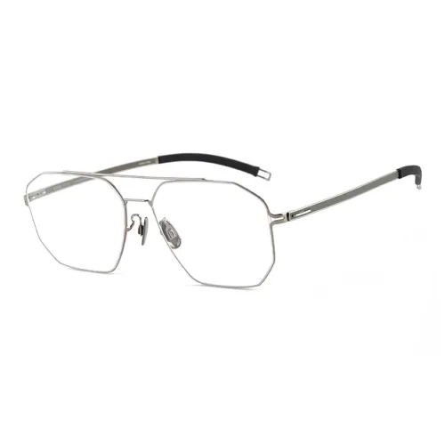 VOSS Стальной Нерегулярная форма Оправы для очков Unisex Light Gun