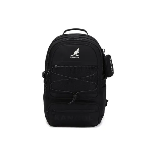 KANGOL Nylon Backpack Unisex Black KANGOL Нейлоновый рюкзак унисекс черный