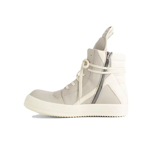 RICK OWENS совместный бренд RO Устойчивые к истиранию высокие кроссовки для скейтбординга Мужские Серые