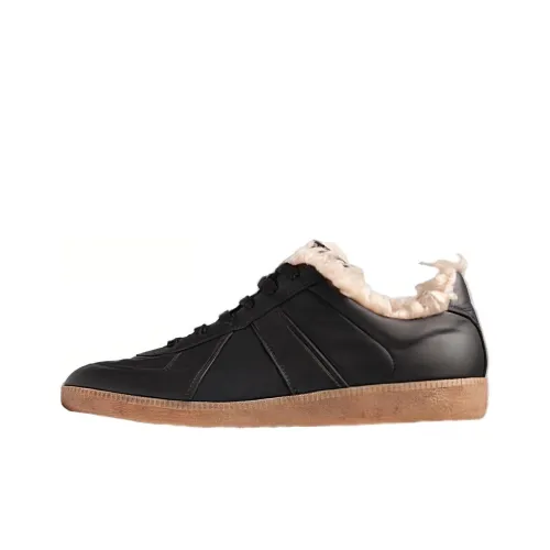 Maison Margiela Replica Немецкие армейские кроссовки Low Топ Черный Женские