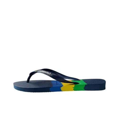 Havaianas Шлепанцы Синий/Желтый Зеленый Унисекс
