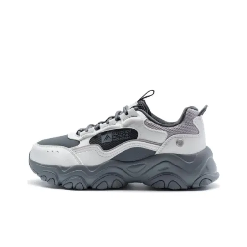 XTEP Cat Paw 2,0 Противоскользящий Устойчивый к истиранию Низкий Топ Походная обувь Женская Серый