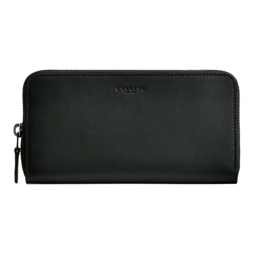 COACH Аккордеонный кошелек из дубленой кожи клатч кошелек мужской Amazon зеленый