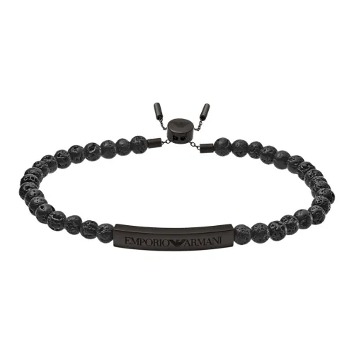 EMPORIO ARMANI Браслеты из нержавеющей стали Унисекс Черный
