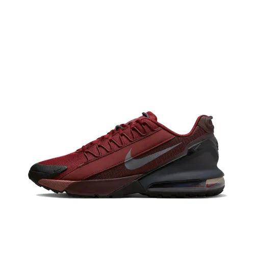 Nike Air Max Max Impulse Амортизация Износостойкий Низкий Топ Повседневная Обувь Мужская Темно-Красная