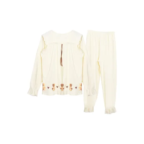 Pretty lady Абрикос Женские Пижамные комплекты