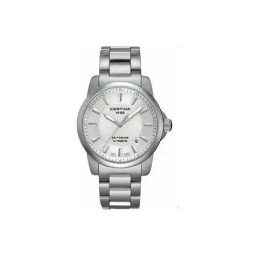 Certina Автоматический Механический Механизм Мужские Часы 38 мм Серебряный