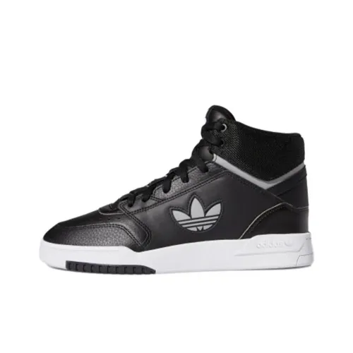 Adidas Originals Drop Step XL Slip-resistant Abrasion-resistant High Top Skateboard Shoes Women's Black Adidas Originals Drop Step XL Противоскользящие Износостойкие Высокие Кроссовки для скейтбординга Женские Черные