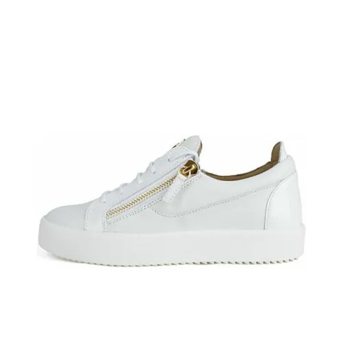 Giuseppe Zanotti GZ Low Топ Скейтборд Кроссовки Женские Белые