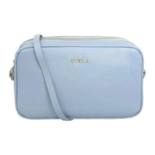 Furla Кожа Camera Сумка Сумка через плечо Женская Синяя