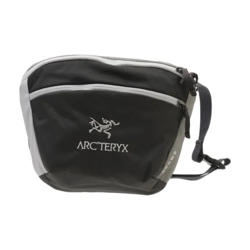 Arcteryx BEAMS совместная работа Mantis 2,5L сумки через плечо Полиэстер Черный и Серый Унисекс