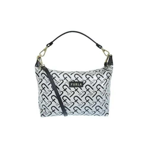 Furla Нейлон Через плечо Одно плечо Сумка Женская Серебряная