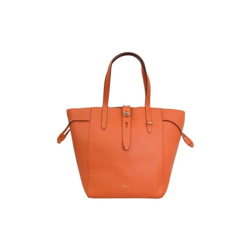 Furla Кожа Тоут Сумка Сумка для покупок Сумка Сумка через плечо Женская Апельсин