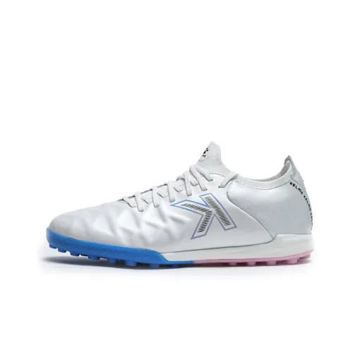 KELME TF Шипы Амортизаторы Slip-resistant Abrasion-resistant Футбольные бутсы Унисекс Белый Синий