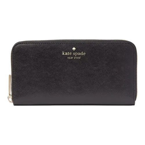 Kate Spade Crossbody текстура кожа кошелек большой унисекс черный