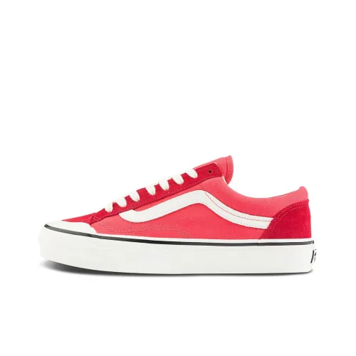 Vans Old Skool Reissue 136 Скейтборд Кроссовки Низкие Красный Унисекс