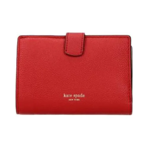 Kate Spade Margau кожаный кошелек женский цвет перец красный