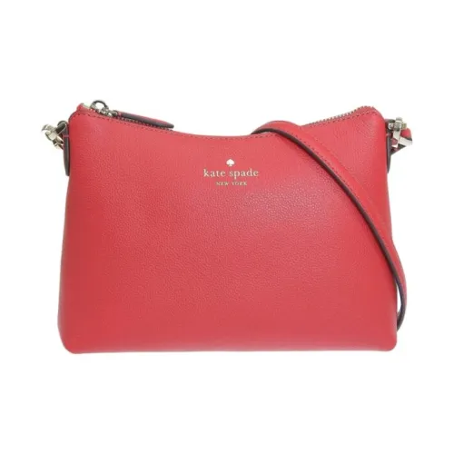 Kate Spade Текстурированная кожа сумка через плечо женская красная