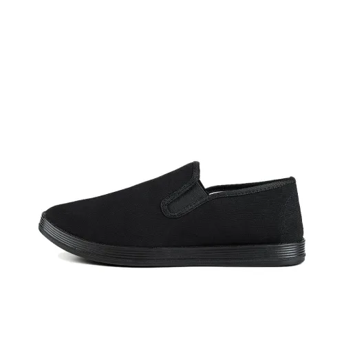 Warrior Casual Low Top Pure Black Men's