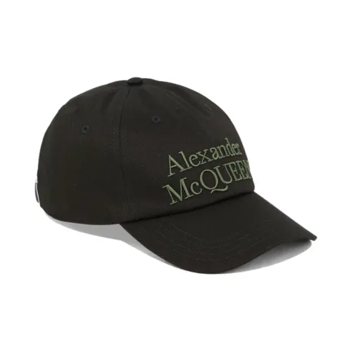 Alexander McQueen Хлопковые кепки Мужской Черный