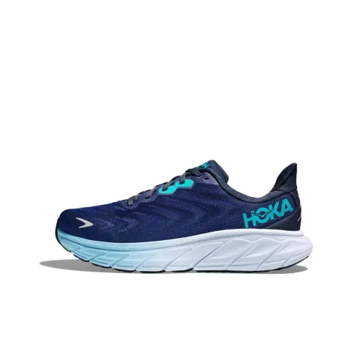 HOKA ONE ONE Arahi 6 Low Топ Беговые кроссовки Мужской Синий Белый