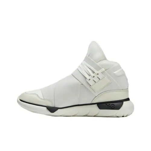 Y 3 Qasa High Топ Casual Унисекс Белый