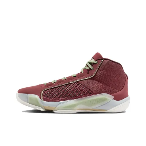JORDAN Air Джордан 38 Баскетбольные кроссовки Высокий топ Красный Мужской