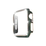 Защитный чехол с золотыми краями - зеленый и золото