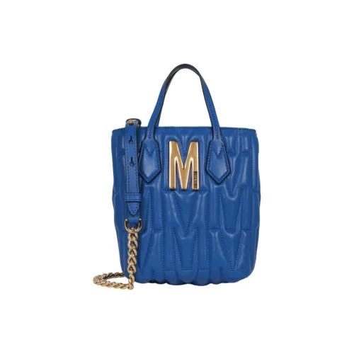MOSCHINO Sheepskin Portable Crossbody Bag Shoulder Bag Small Women's Blue MOSCHINO Овчина Портативная Сумка через плечо Сумка на плечо Маленькая Женская Синяя