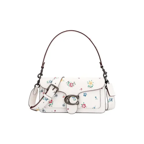 COACH Tabby Кожа GOD OF Вино Сумка Сумка Сумка через плечо Сумка через плечо Средний Женская Белая