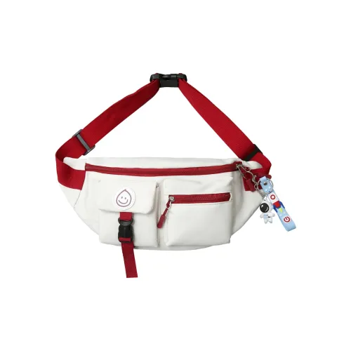 Deli Bear Нейлоновая Сумка через плечо Стандартная Унисекс Белый Красный Белый Синий Черный