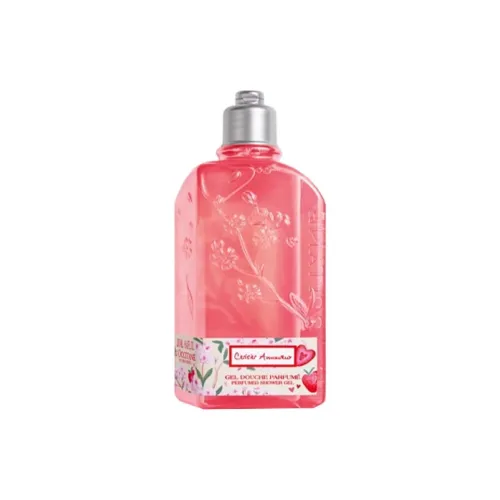 L'OCCITANE Spring Limited Клубничный Любовь SAKURA Аромат Шампунь Гель Чистка Увлажняющий 75 мл*2 250 мл