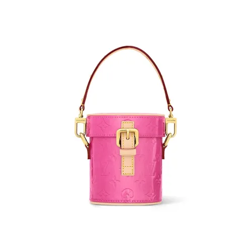LOUIS VUITTON Кожаная сумка-ведро сумка сумка через плечо сумка через плечо женская розовая