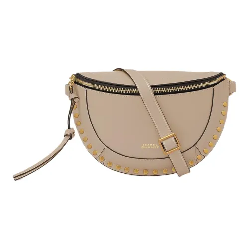 ISABEL MARANT Телячья кожа Бананка Женская Тауповая