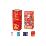 【Одна упаковка】Пиротехнические пузырьки машина + Цветная коробка + 1 бутылка воды + 20 концентратов