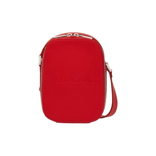 Ferragamo Сумка через плечо из коровьей кожи мужская красная