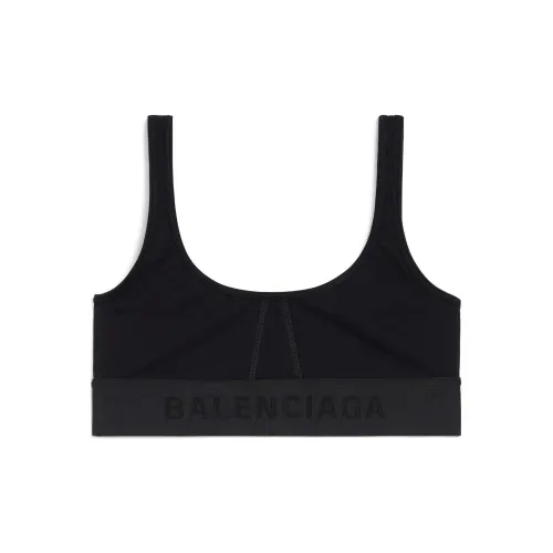 BALENCIAGA Черные Женские Бюстгальтеры