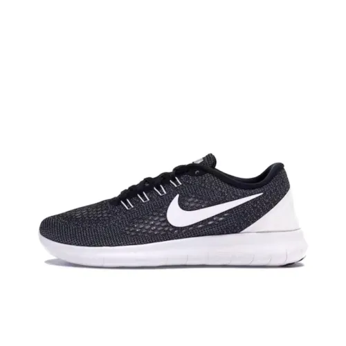 Nike Амортизация Износостойкая Низкая Обувь для Спортивных Занятий Унисекс Черный Белый