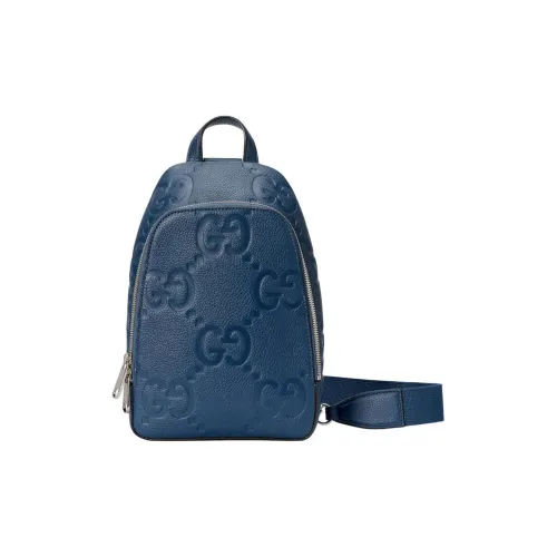 GUCCI Кожа Сумка через плечо Большая Мужская Синяя