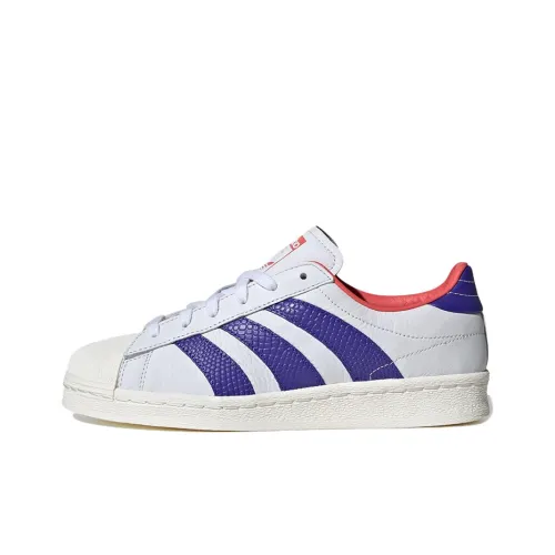 Adidas Originals Superstar 82 Low Топ Кроссовки для скейтбординга Женские Белые Синие