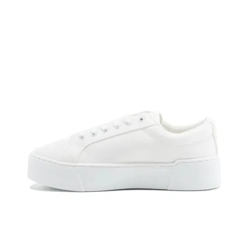 Levi's Slip Resistant Abrasion Resistant Низкий Топ Повседневная Обувь Женская Белая