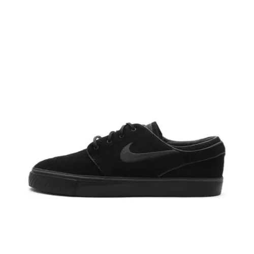 Nike SB ZOOM SB Zoom Stefan Janoski Амортизация Износостойкие Низкие Кроссовки для Скейтбординга Мужские Черные